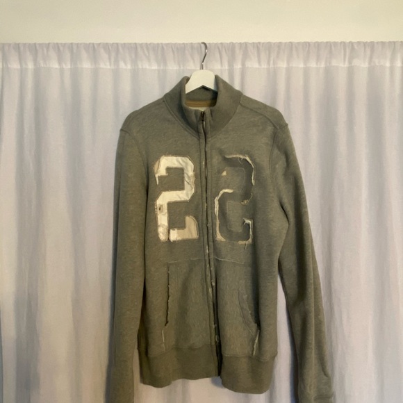 Hollister men’s jacket zipper front distressed - Picture 4 of 5